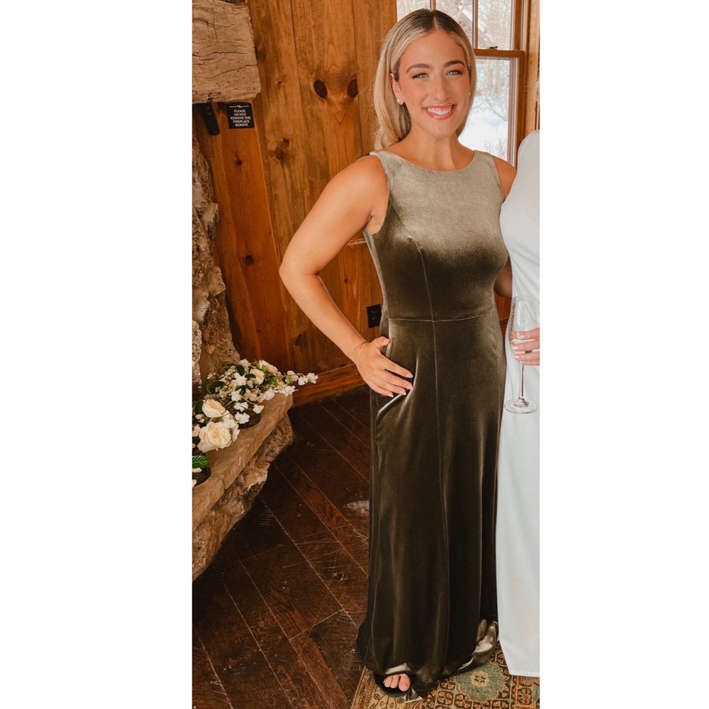Green Bridesmaid / Wedding Guest Dress